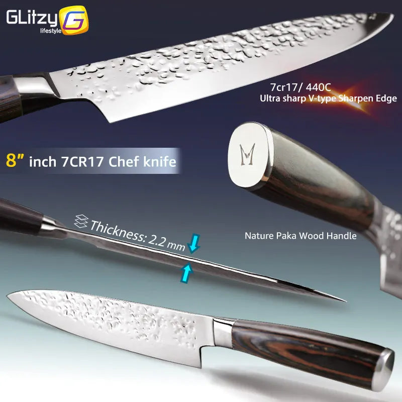 GLITZY PRO Chef Knife